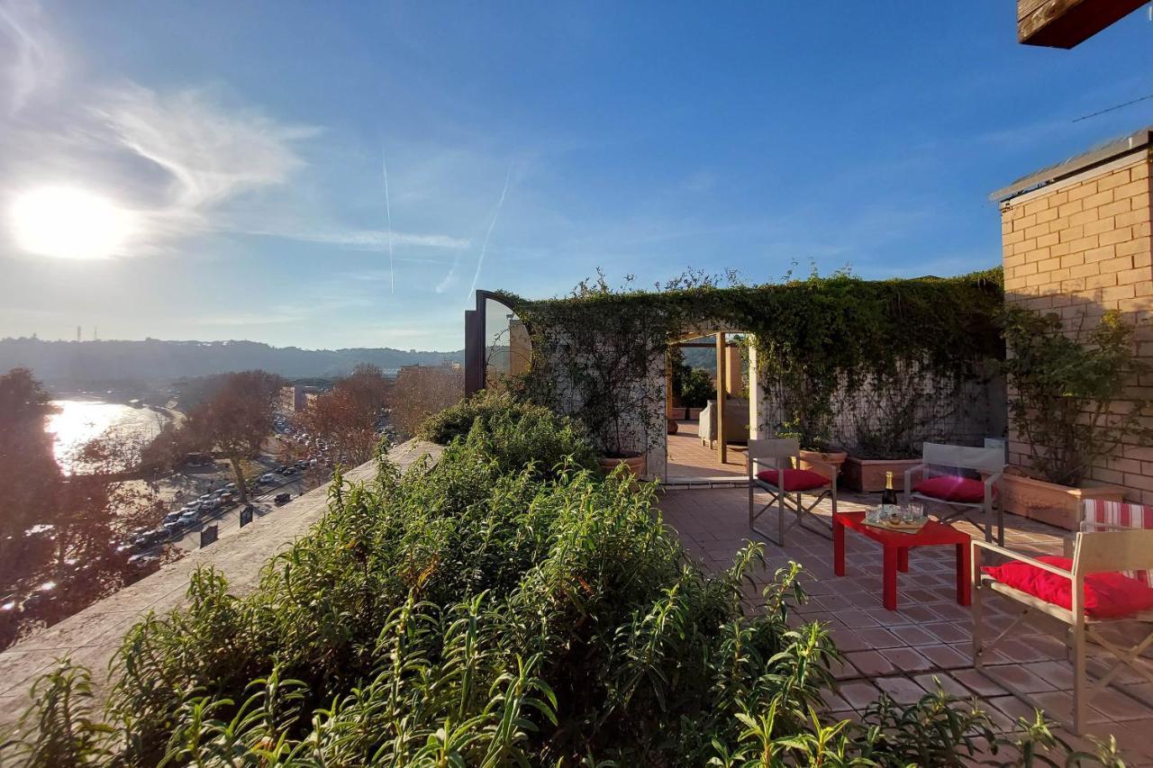 ローマBeautiful Loft In Ponte Milvio With Terraceアパートメント エクステリア 写真